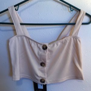 Peach Crop Top (Pretty Little Thing)